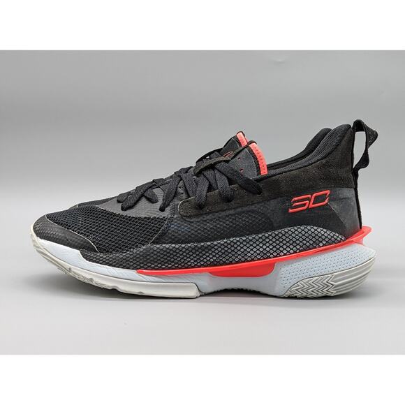 Under Armour Curry 7 Black Sneakers Basketball Shoes 302125 Men\'s 8.5 Womens 10 main image 7